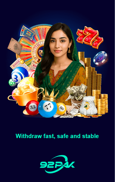 Download to earn fast from 92Pak Game