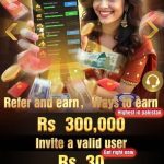 Woman showing 2J.BET Game with reward money and refer & earn bonus in Pakistan.