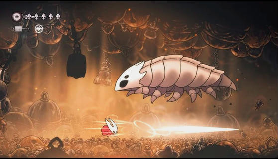 Defeating the enemies in Hollow Knight: Silksong